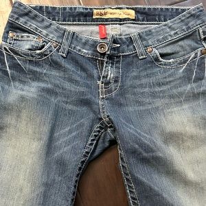 Women's Buckle size 27 skinny distressed Stella jeans EUC